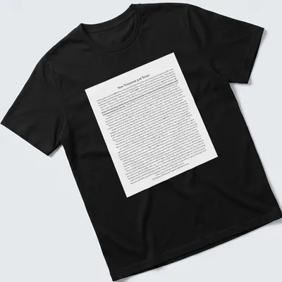 Typography design featuring 316 Bible verses in elegant script. — printed on a unisex t-shirt