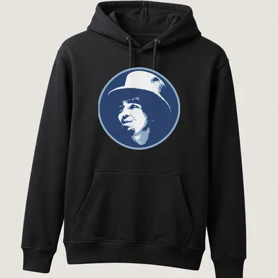 Vintage Captain Beefheart t-shirt with bold text and illustration — printed on a unisex hoodie