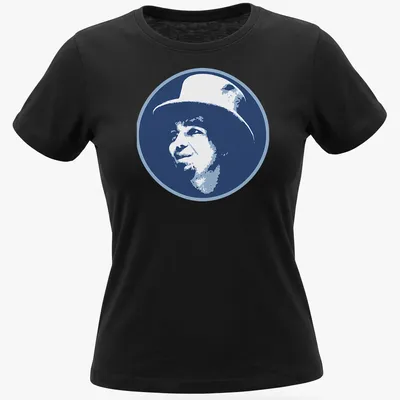 Vintage Captain Beefheart t-shirt with bold text and illustration — printed on a women's shirt