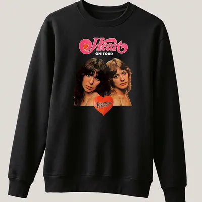 Vintage-inspired t-shirt with Heart Dreamboat Annie printed in flowing text — printed on a unisex sweatshirt